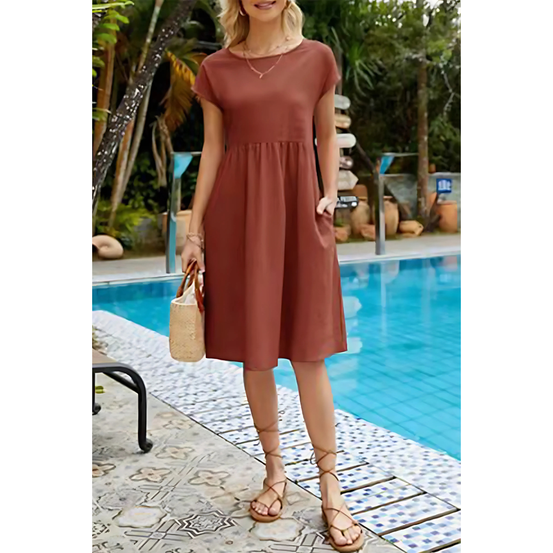 Imogen - Vestido Moderno de Patchwork