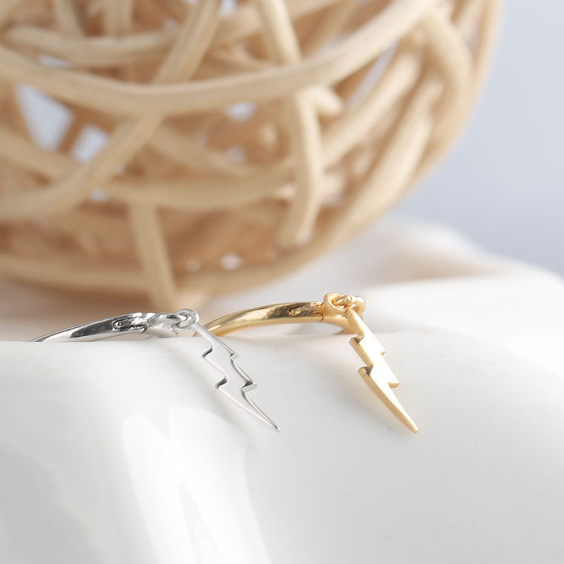 Pendientes Lightning Hoop - Pendientes Rayo
