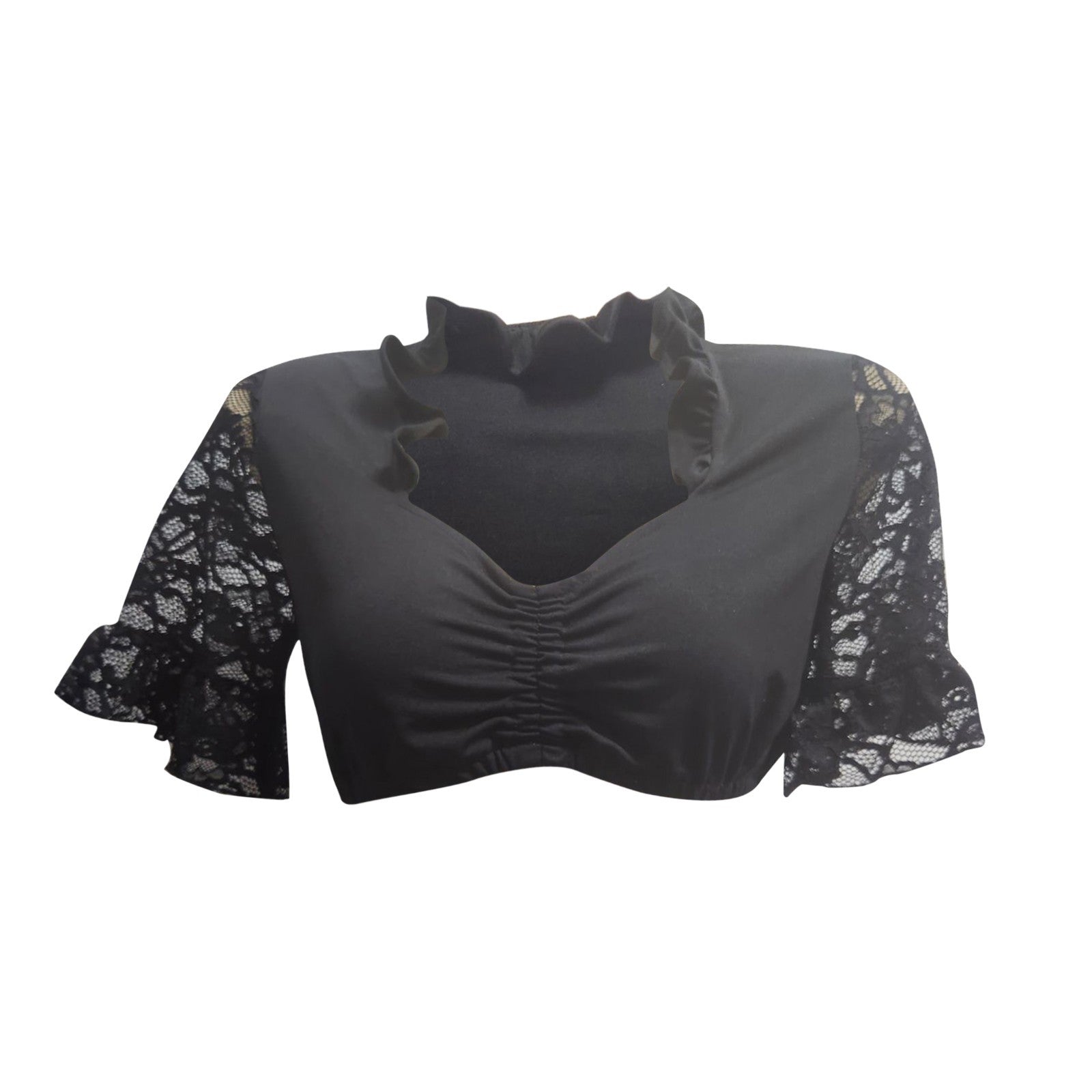 Zariah - Blusa dirndl estilosa y chic