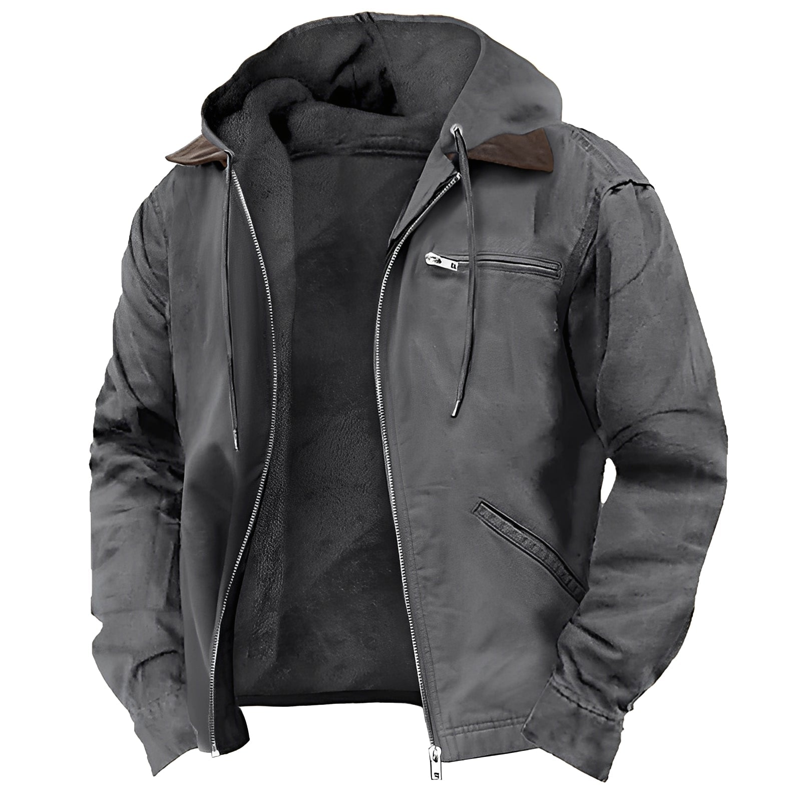 Dwayne - Chaqueta abrigada con capucha para hombre