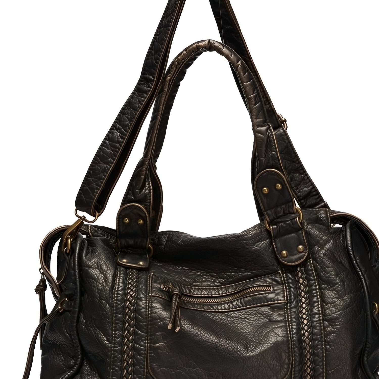Hollie - Bolso casual con cremallera para mujer