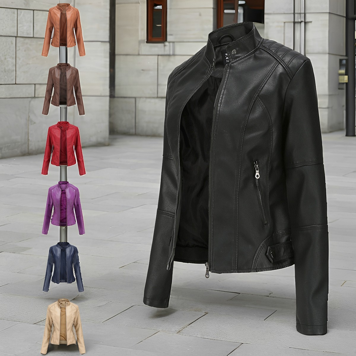 Martha - Chaqueta Ajustada de Estilo Clásico para Mujer