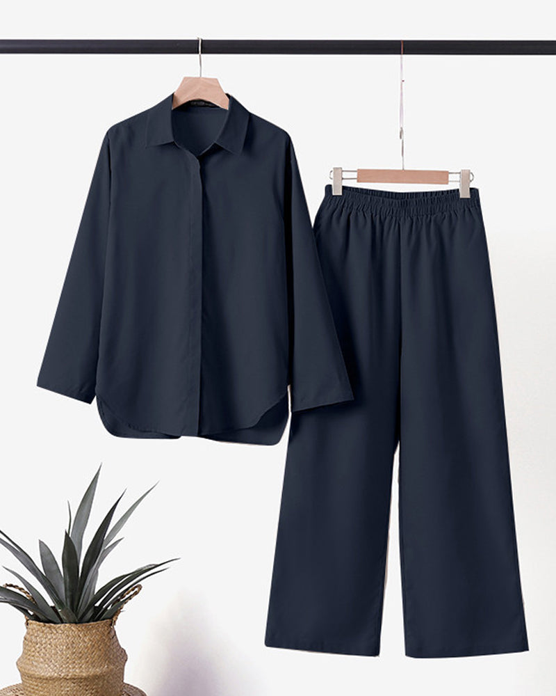 Beth - Conjunto de Verano para Mujer con Bolsillos y Manga Corta