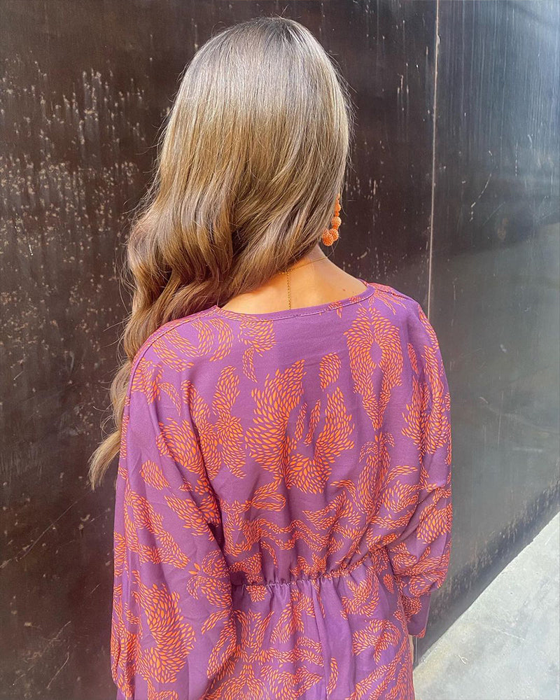 Missandei - Vestido elegante con detalle de nudo para mujer