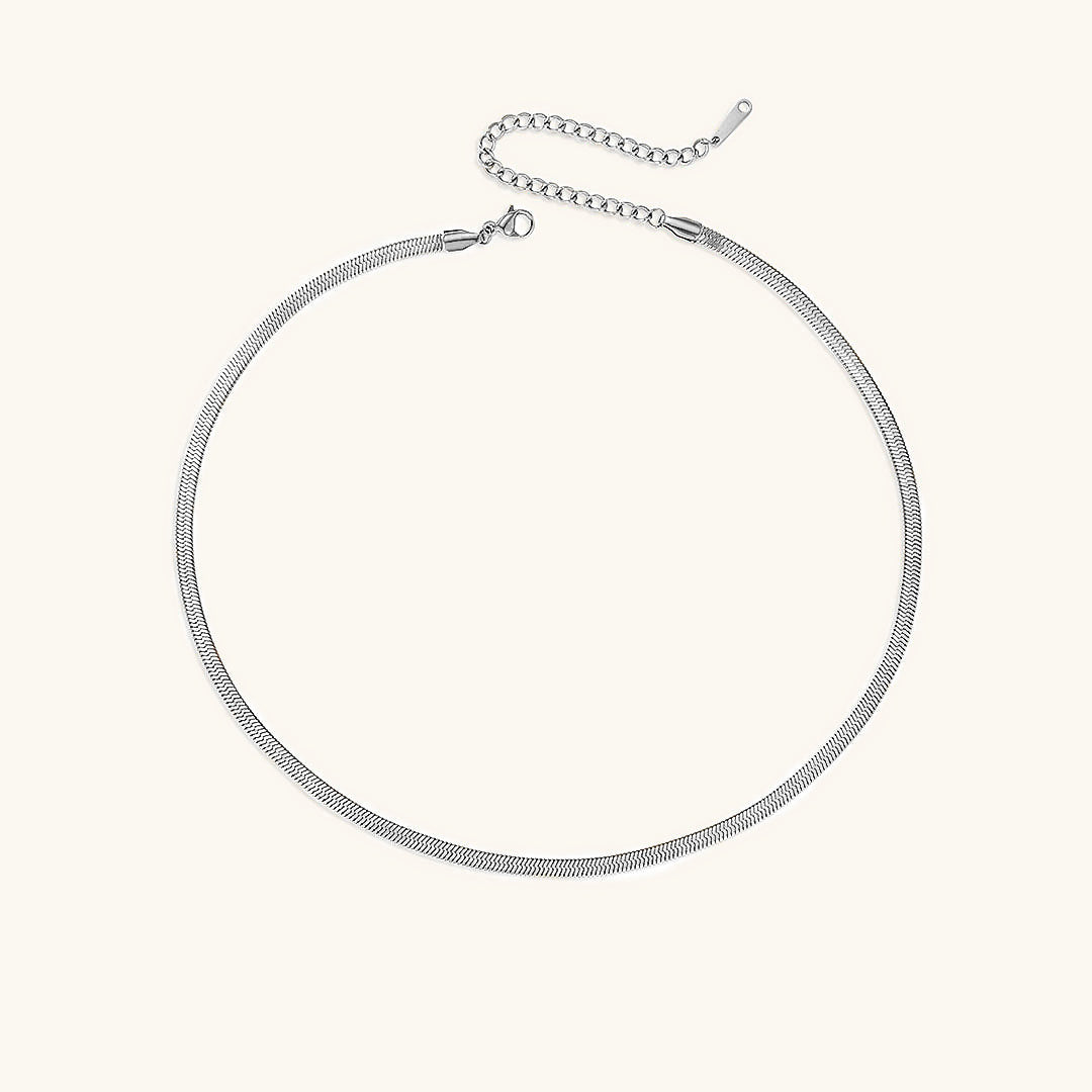 Elizabeth – Collar de cadena de serpiente dorada