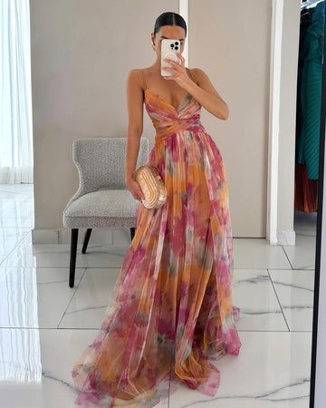 Cindy – Elegante vestido maxi para dama