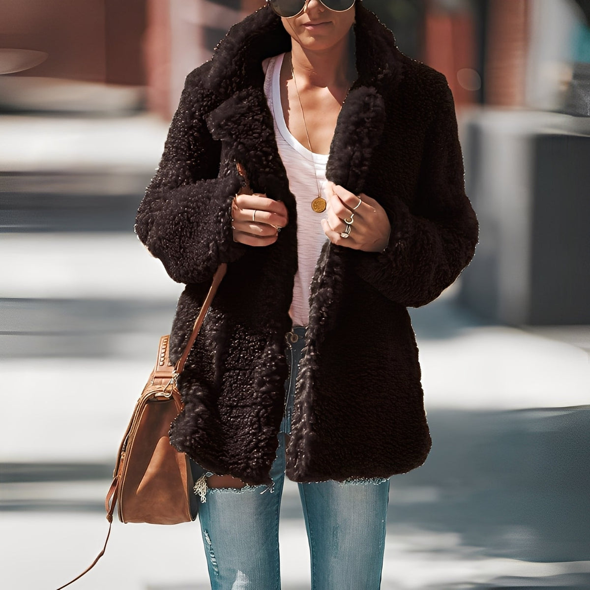 Catharine - Chaqueta elegante y acogedora