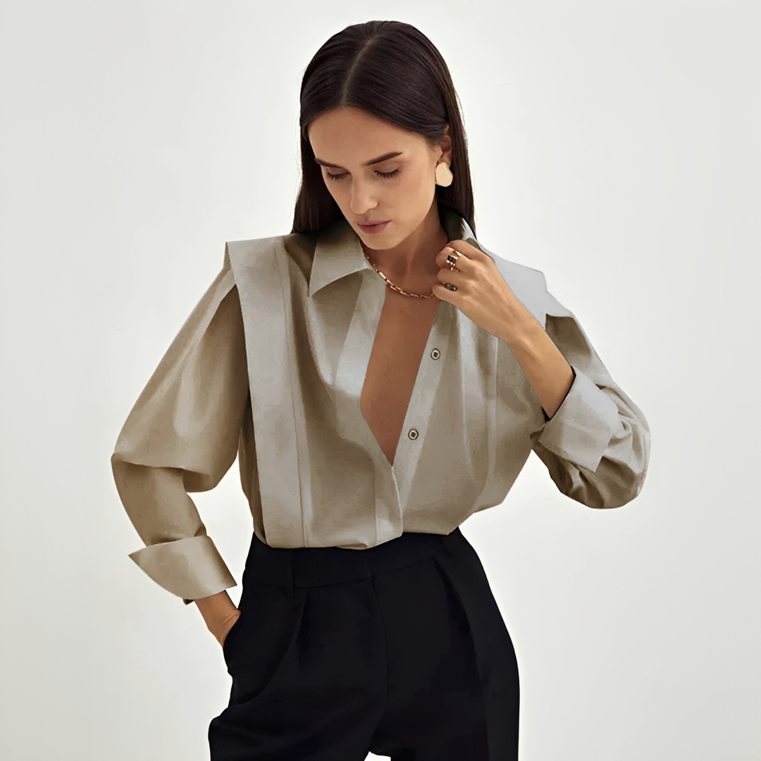 Cecile - Camisa oversized elegante