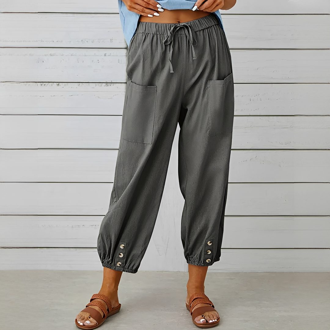 Scarlett - Pantalones Cómodos con Cordón