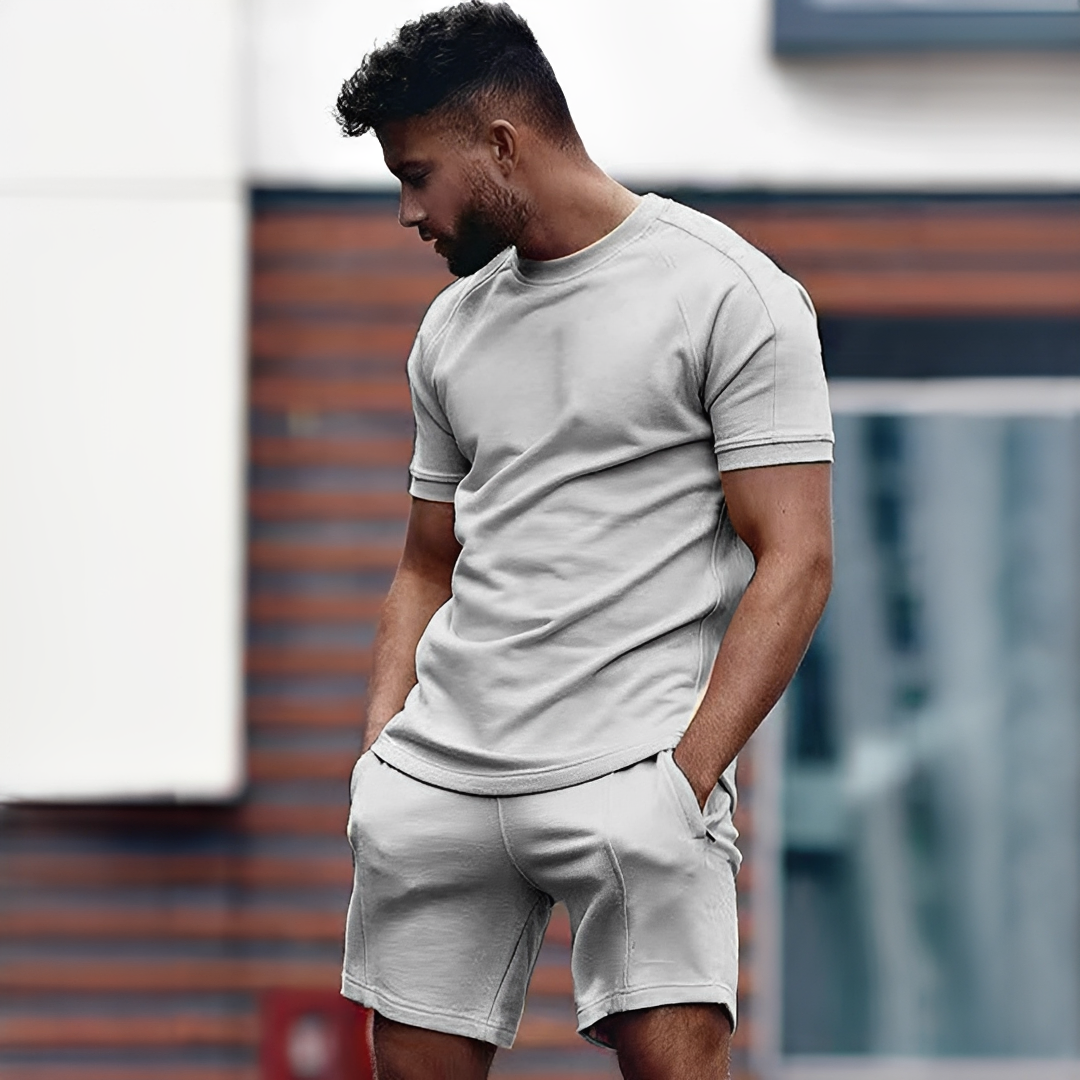 Drake - Conjunto camiseta y pantalón corto para hombre - para los días cálidos