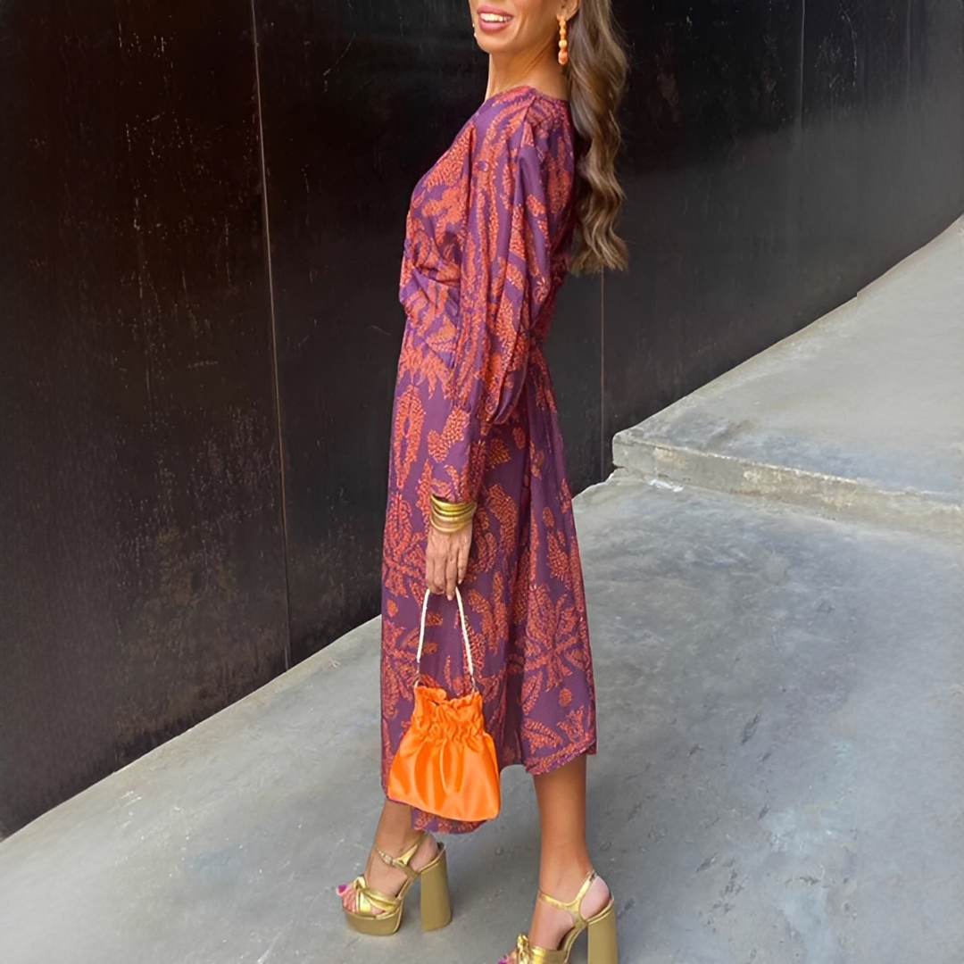Elsie - Vestido maxi chic