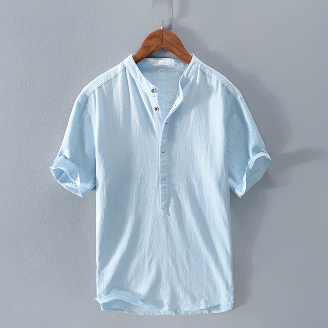 Thiago - Camisa Polo con Cuello Mao