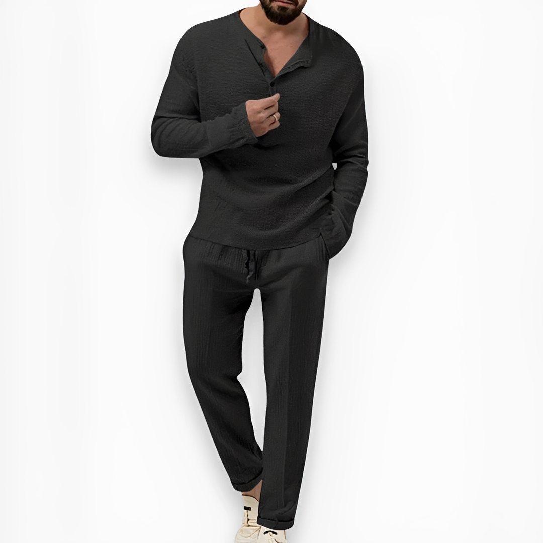 Eduard - Set veraniego de pantalón y top para hombre