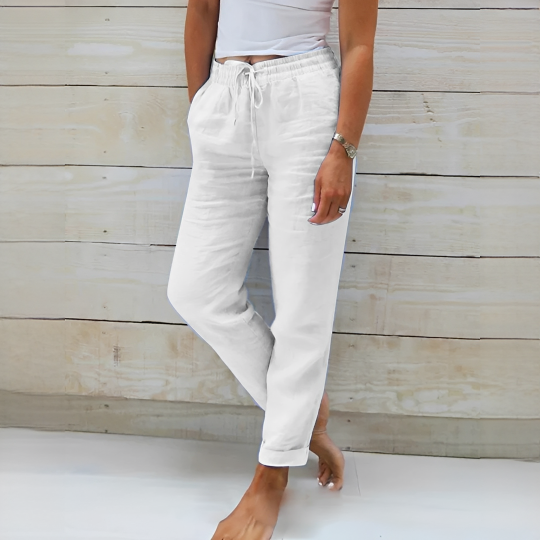 Susan - Pantalones de Corte Relajado Casual