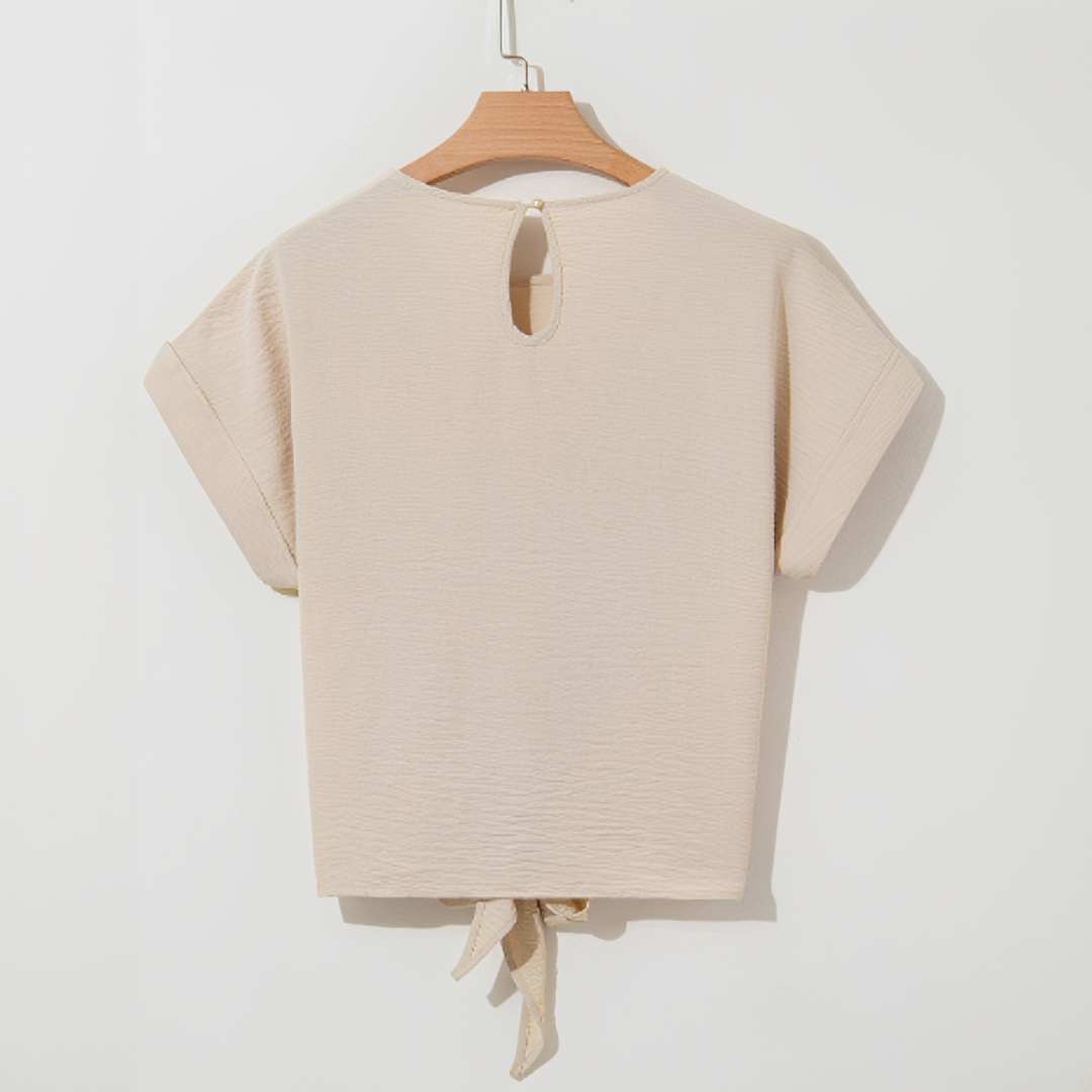 Kalea - Blusa de manga corta estilosa