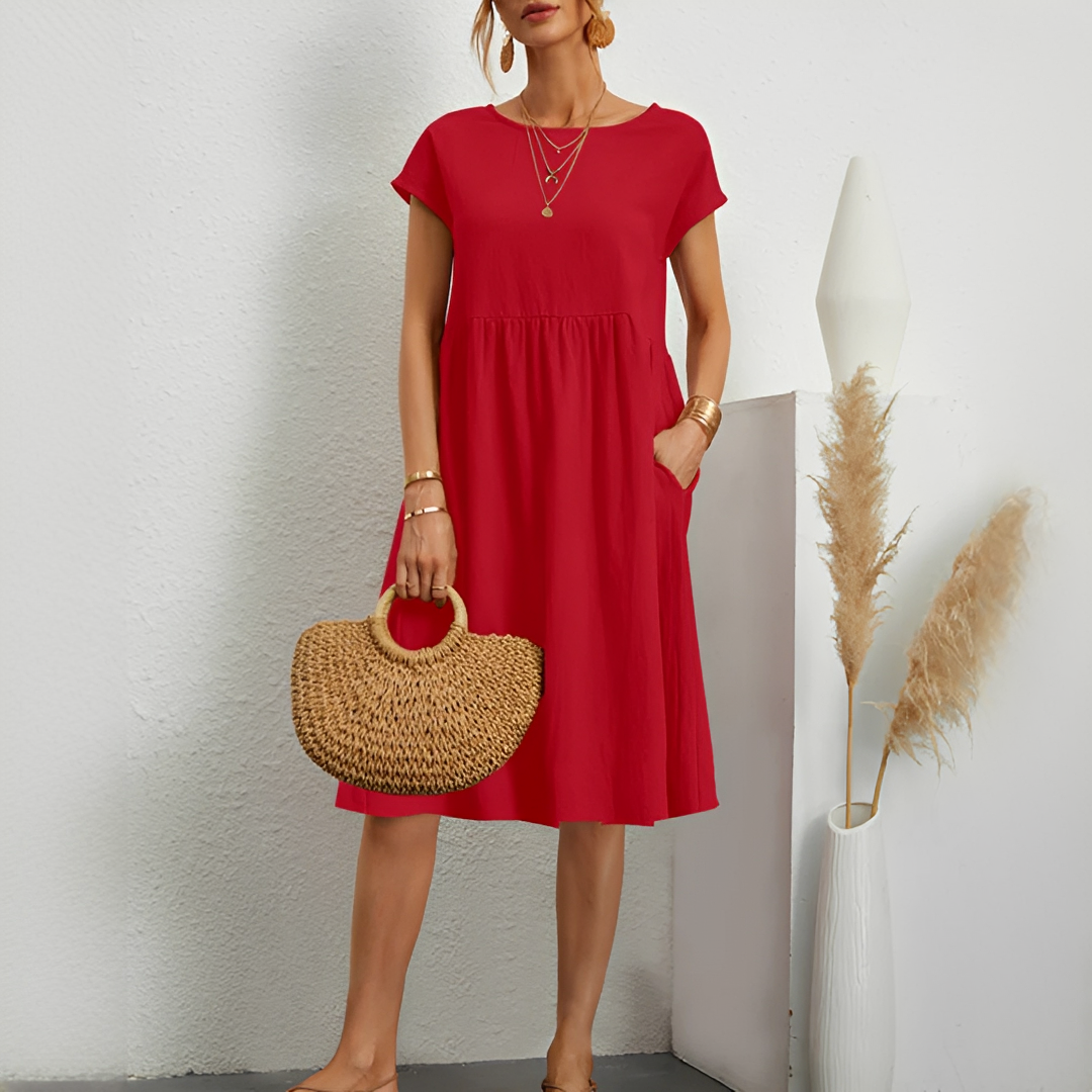 Evalyn - Vestido Midi Elegante