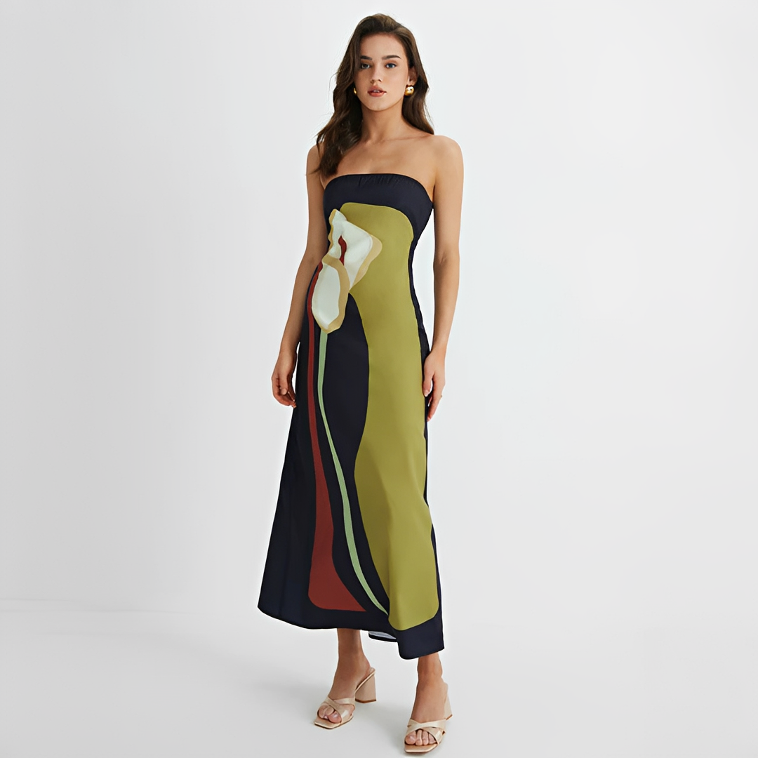 Delaney - Vestido Elegante con Estampado Floral
