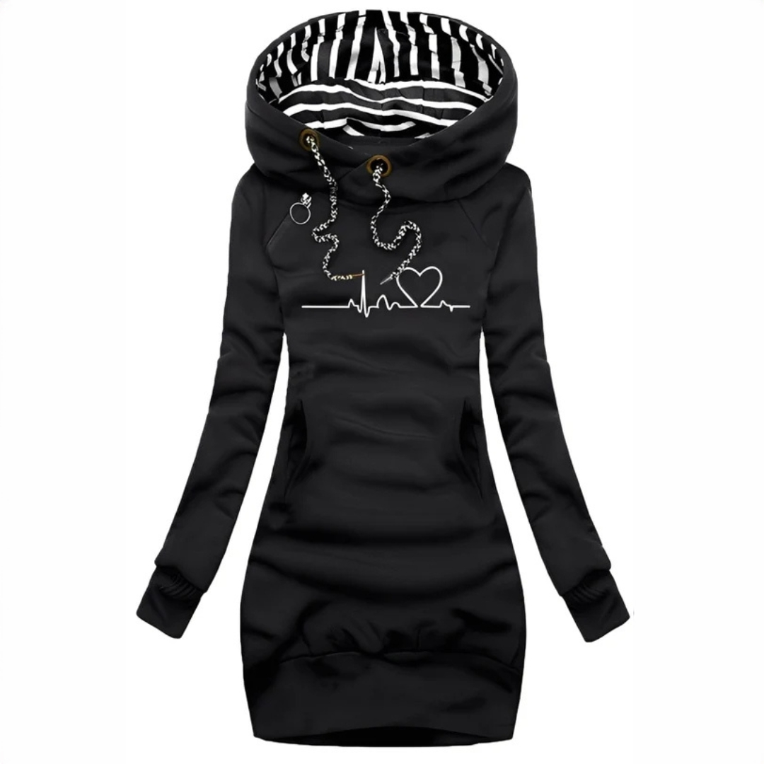Jaidyn - Vestido con capucha estiloso