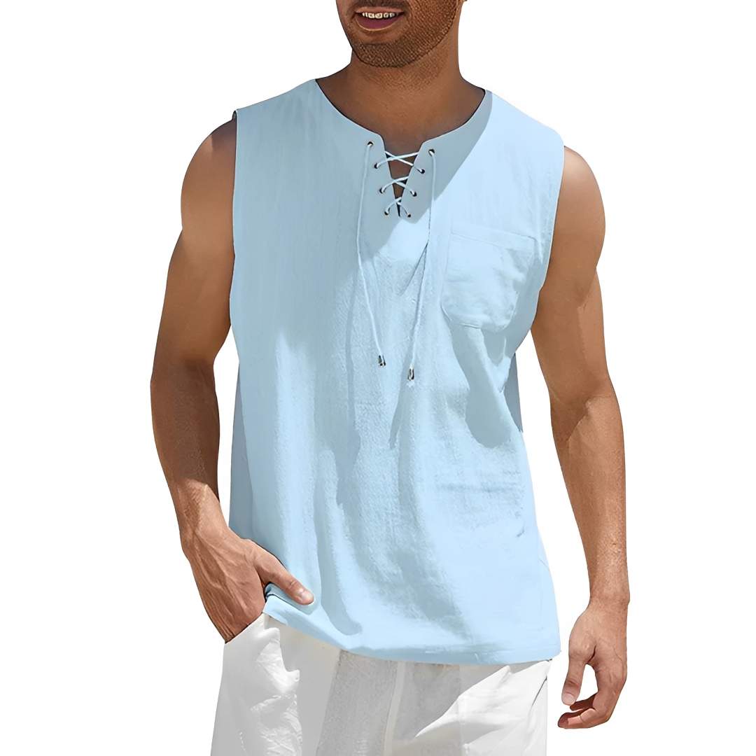 Junziem - Camisa ligera y moderna de verano para hombre