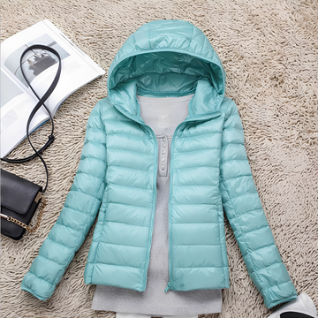 Lyndsay - Chaqueta acogedora y elegante con capucha