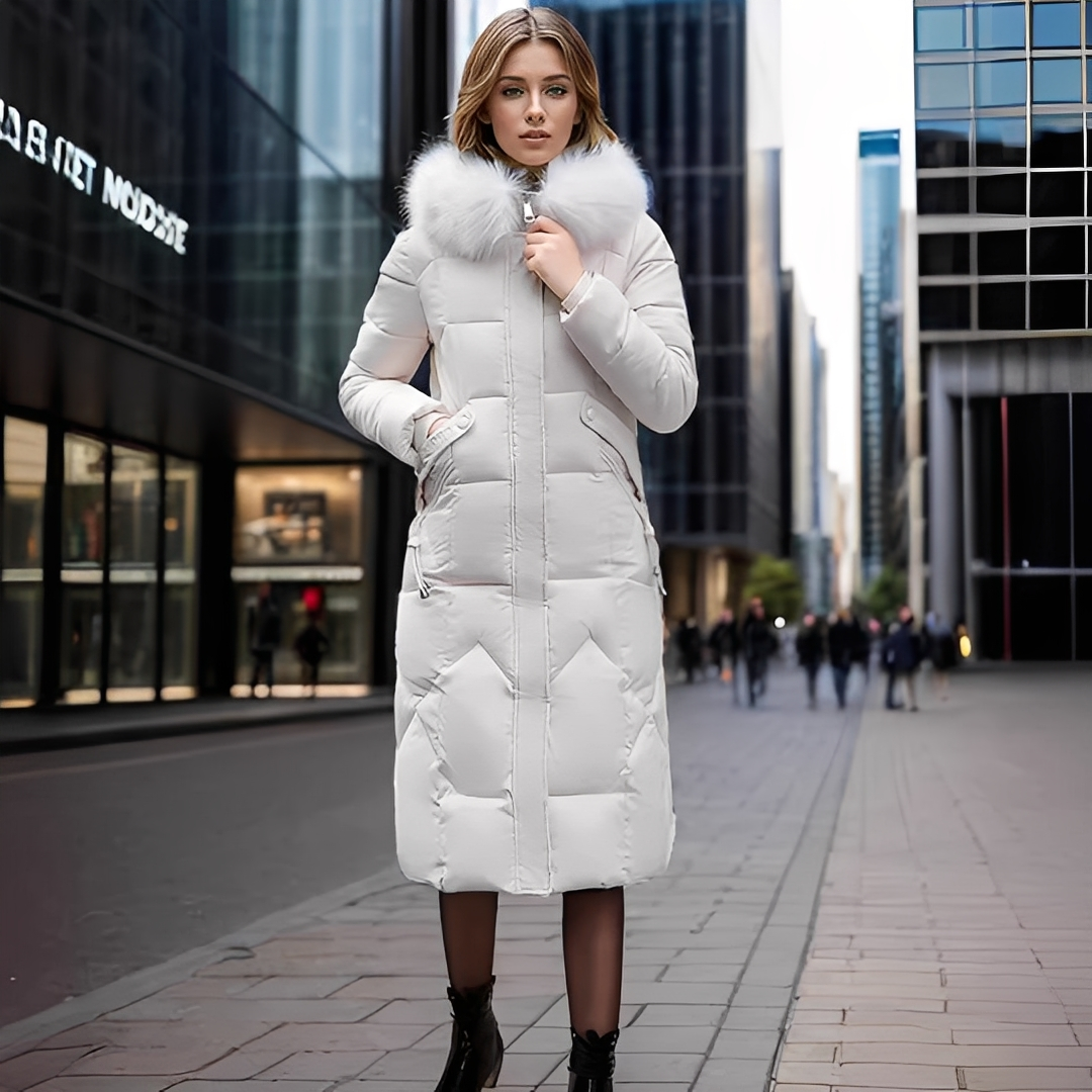 Marcellette - Abrigo elegante y cálido con capucha