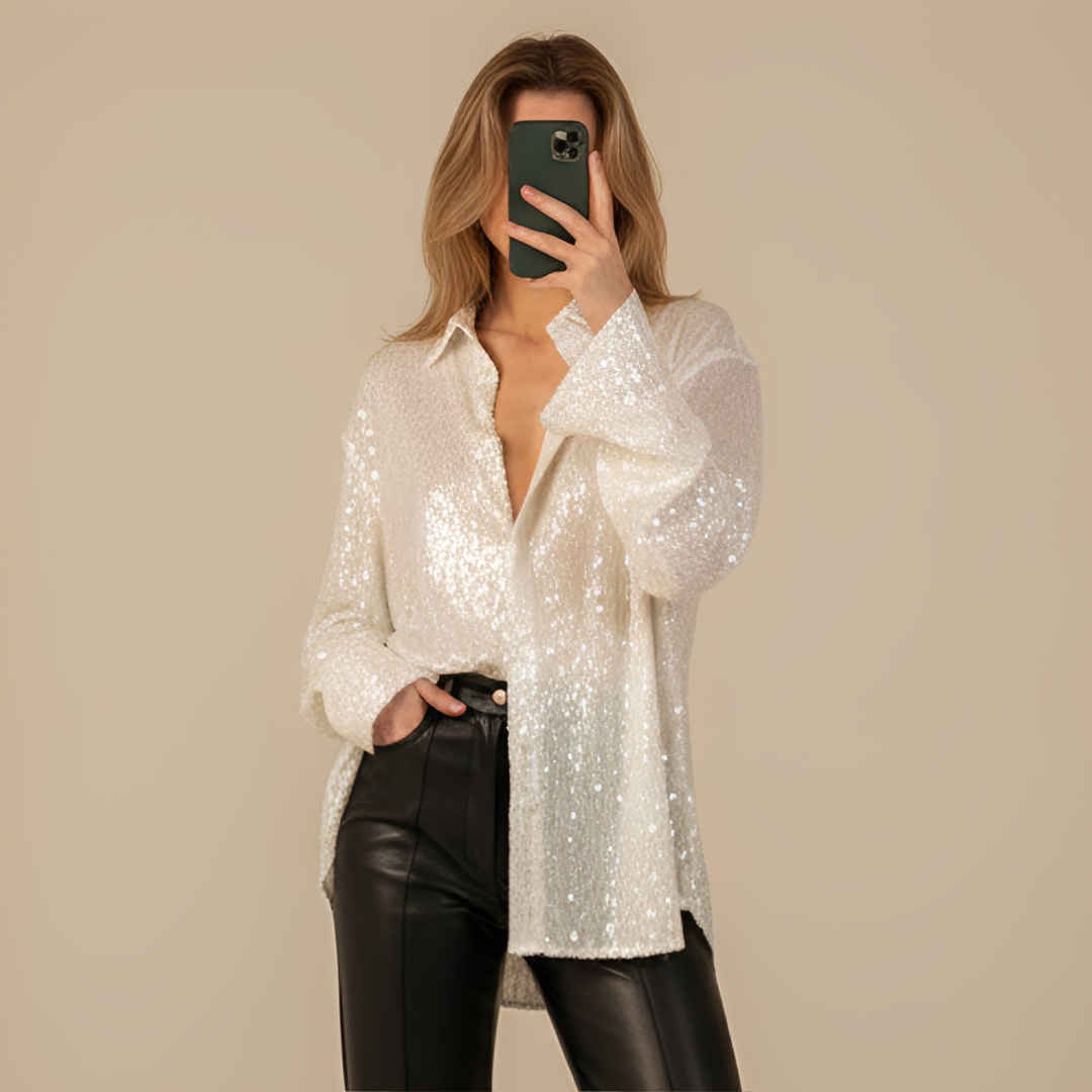 Laurie - Blusa Sobredimensionada Elegante y Estilosa