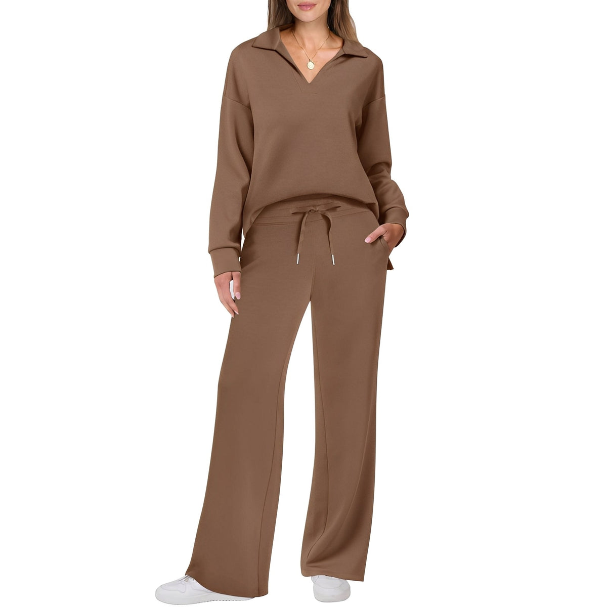 Carmena - Conjunto de pantalones cómodo y cálido