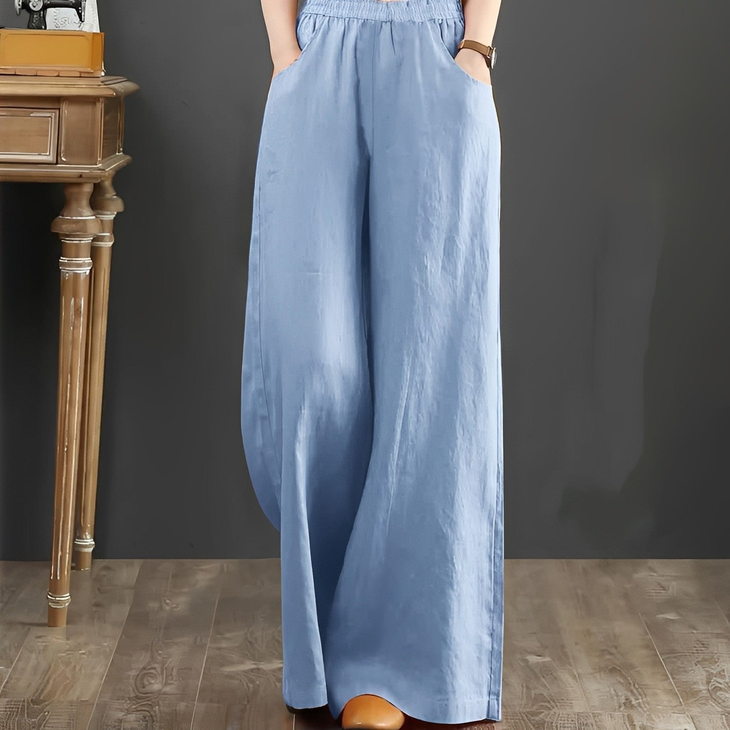 Dorothy - Pantalones cómodos de pierna ancha para mujeres