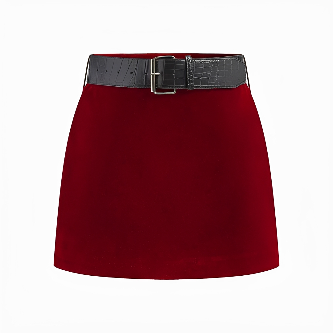 Shelou - Falda Mini Sofisticada