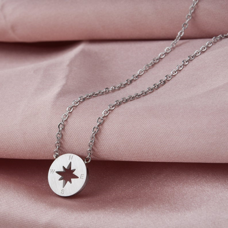 Runder Kompass - Collar de encanto