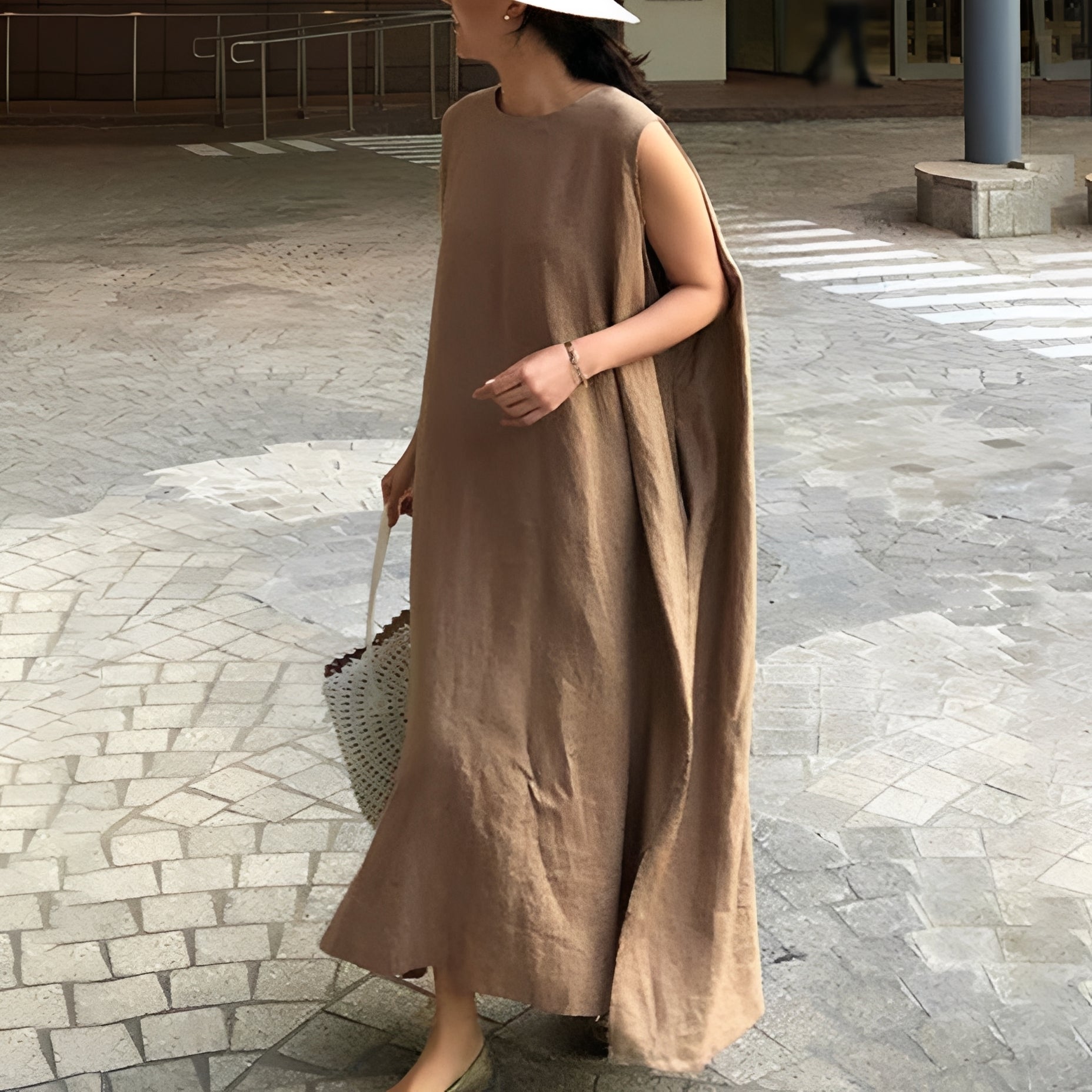 Carly - Elegante vestido plisado sin mangas para mujeres