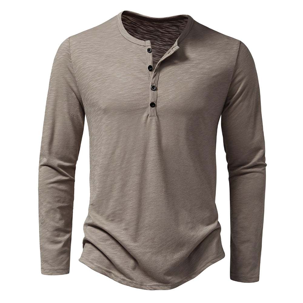 Randall – Camisa casual con mangas largas para hombres