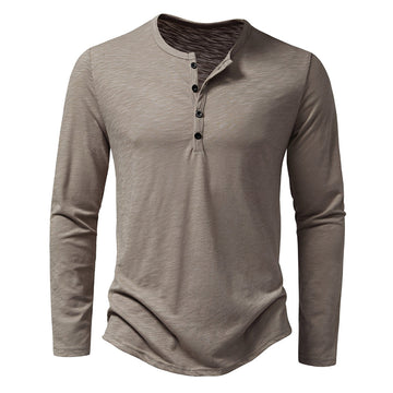 Randall – Camisa casual con mangas largas para hombres