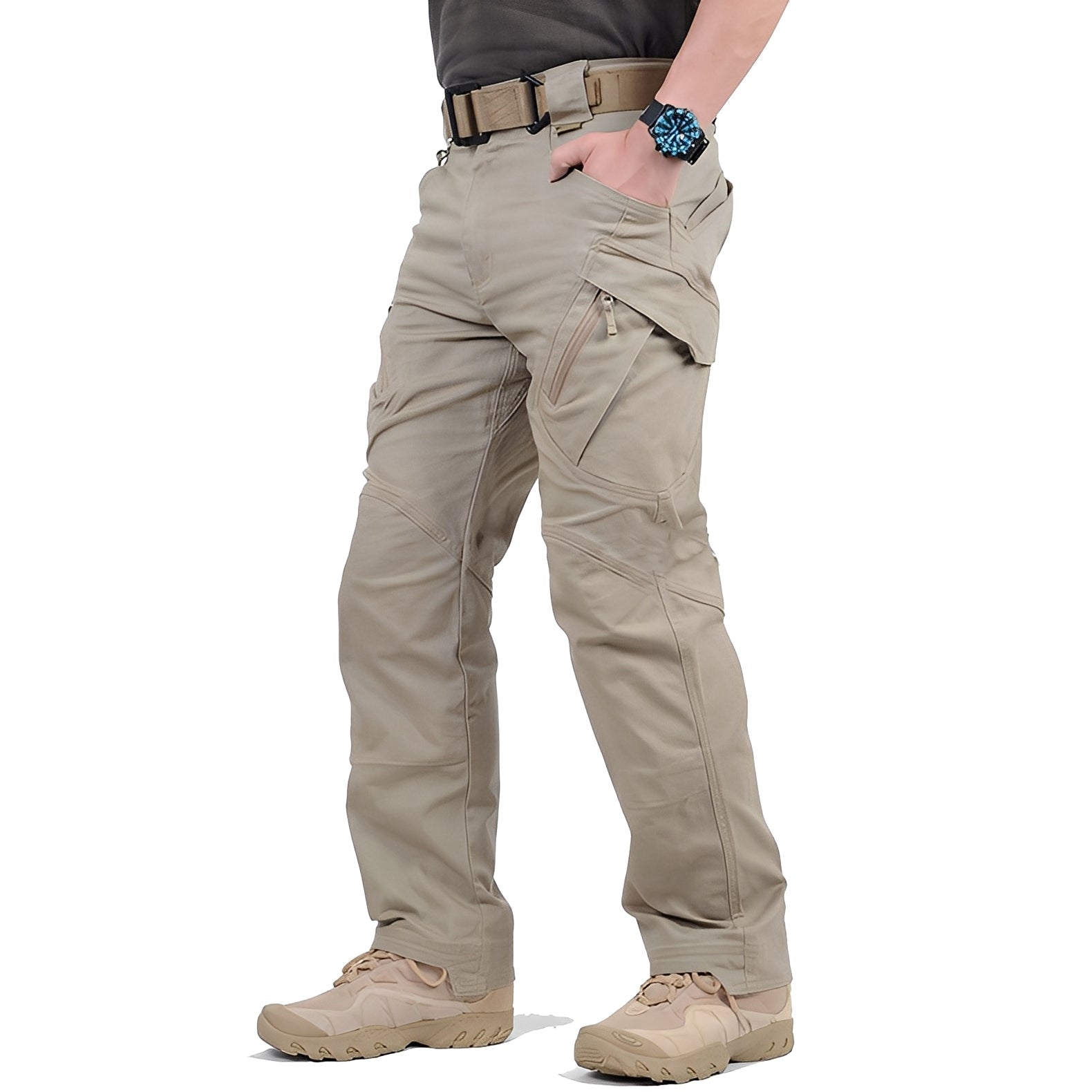 Roshan - Pantalones cargo cómodos