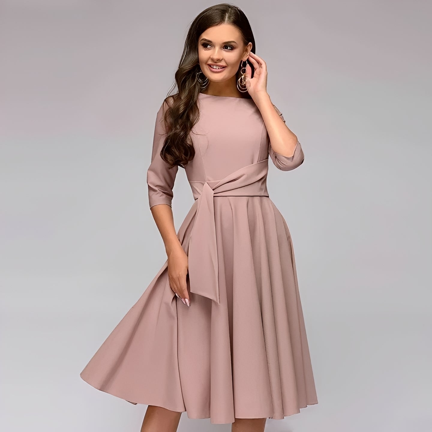Sameer - Vestido Midi Casual
