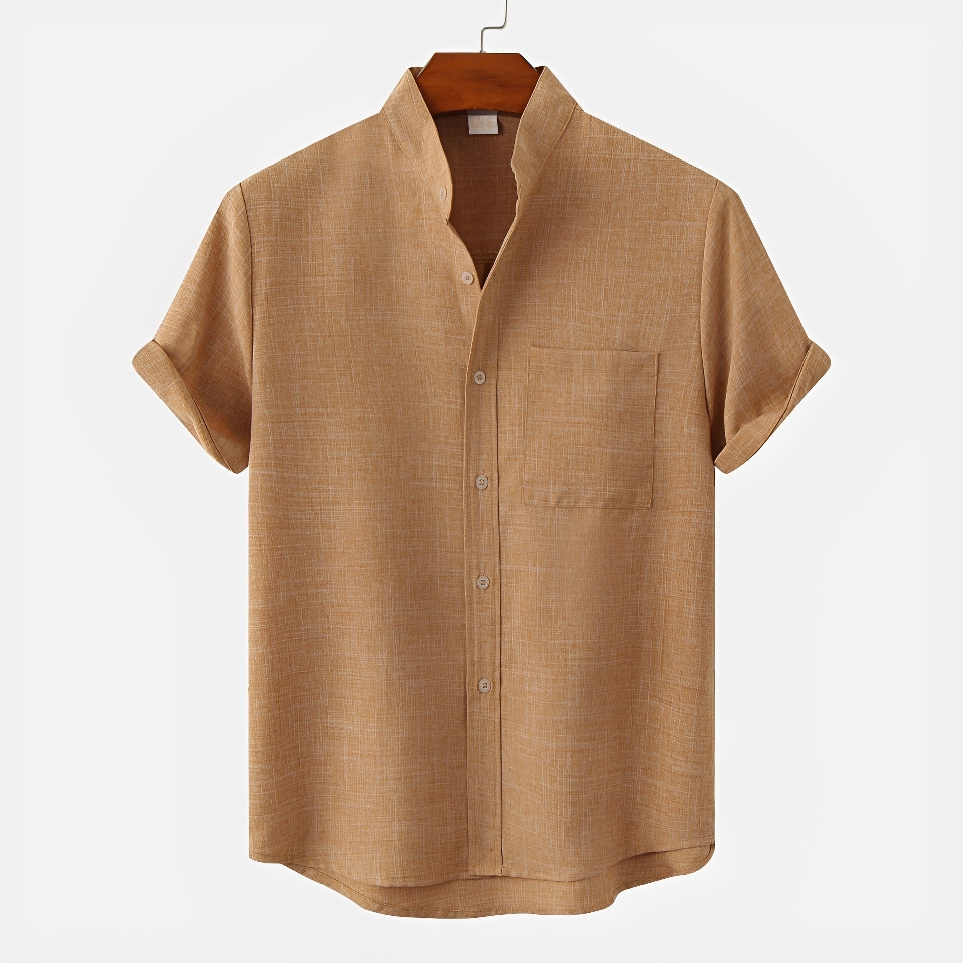 Garrett - Camisa Cómoda de Manga Corta