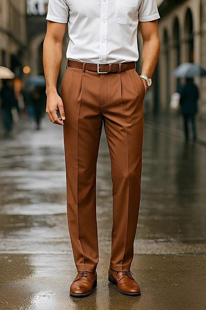 Brandon - Pantalones Rectos Formales