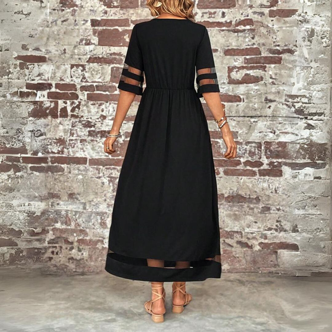 Amandine – Vestido elegante con efecto que oculta el barriga