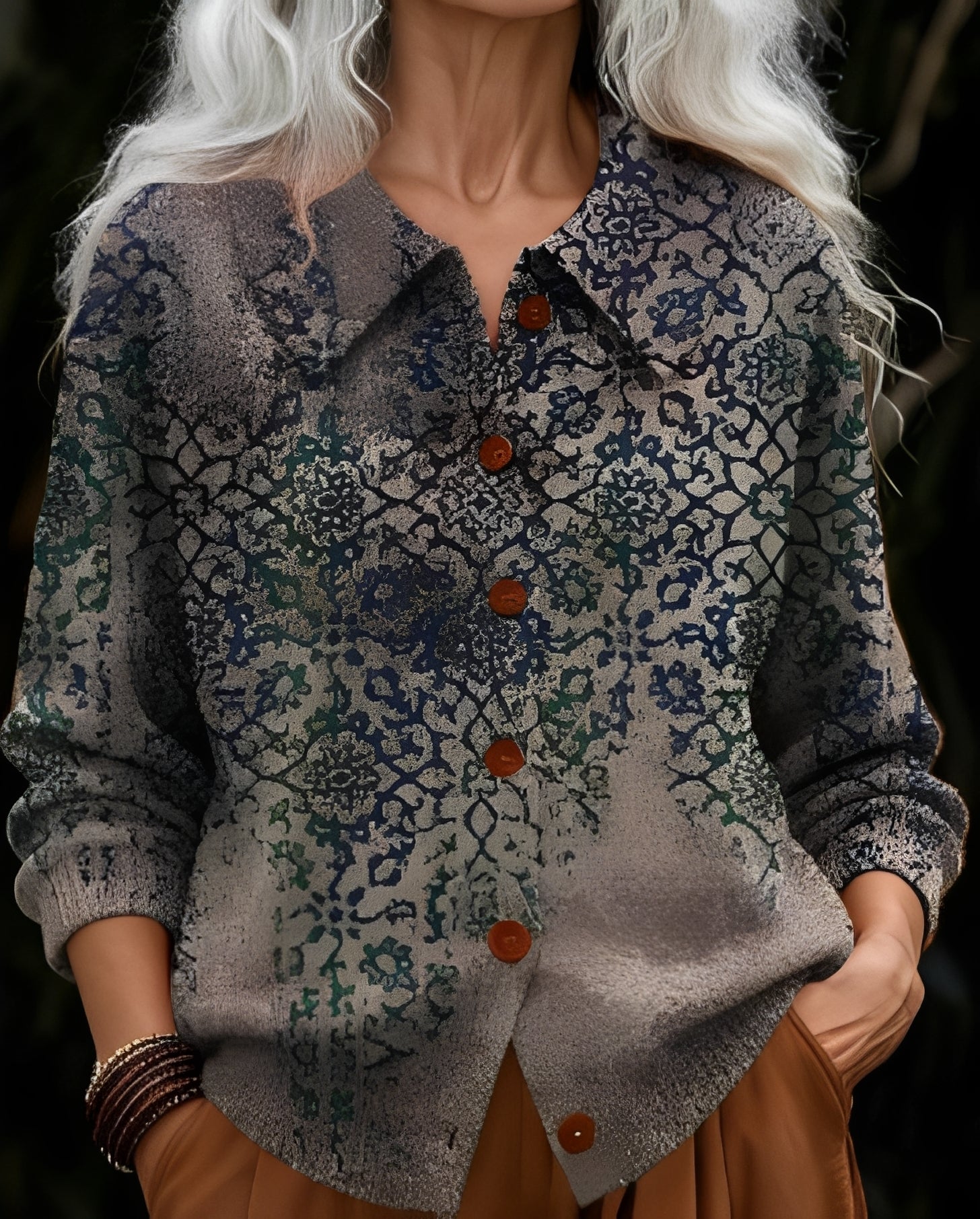 Yancy - Elegante cardigan holgada para mujeres
