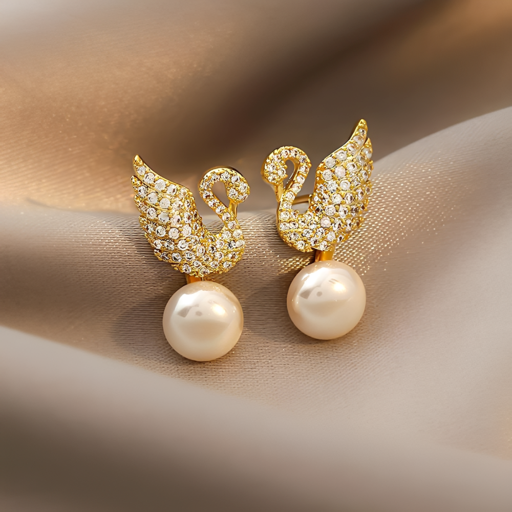 Pendientes de perla Schwan