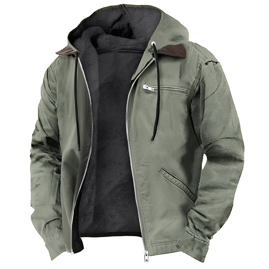 Dwayne - Chaqueta abrigada con capucha para hombre