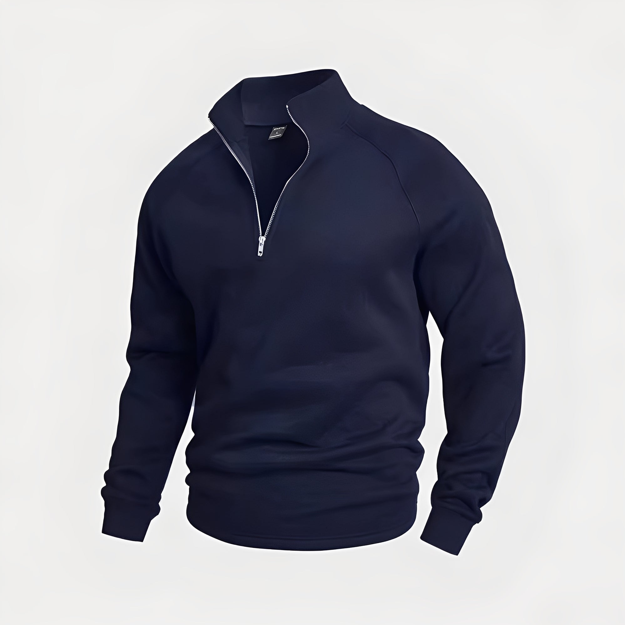 Wiley - Sudadera cómoda para hombres con cremallera