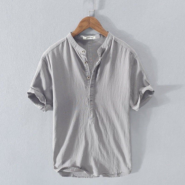 Nico - Camisa Casual de Manga Corta para Hombre