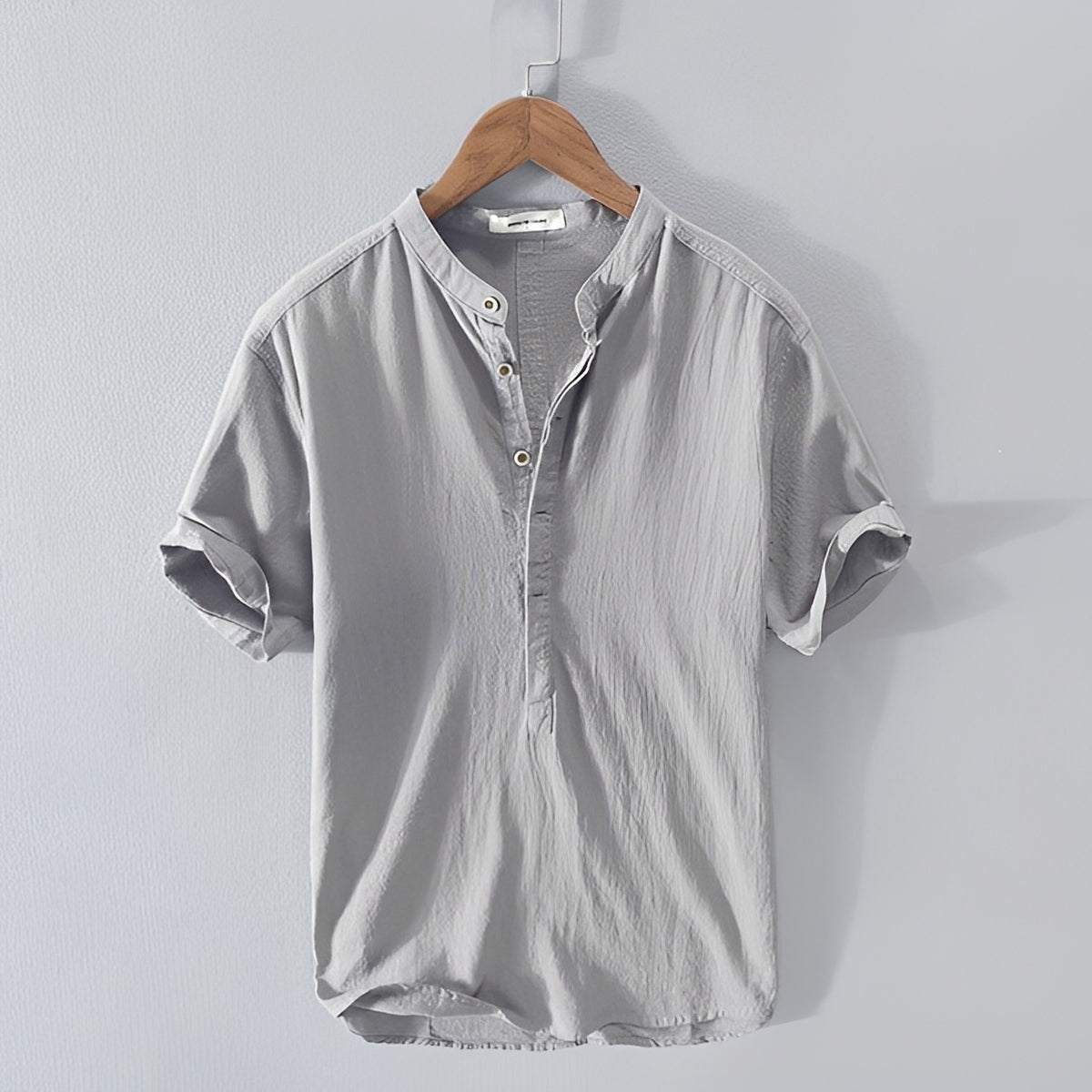 Nico - Camisa Casual de Manga Corta para Hombre