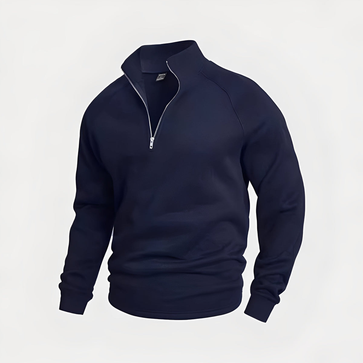 Wiley - Suéter cómodo para hombre con cremallera