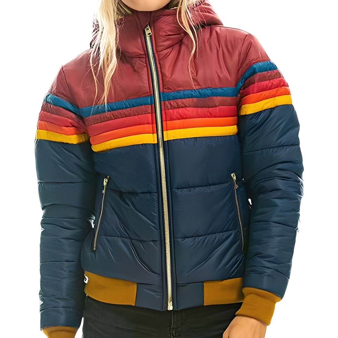 Pauleen - Chaqueta con cremallera elegante y cómoda