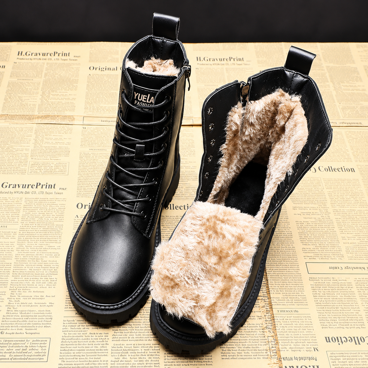 Delphine – Botas de invierno negras