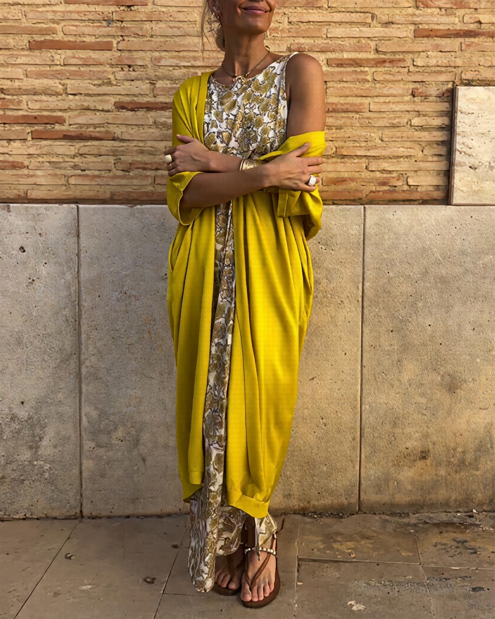 Sophia - Maxivestido para dama con diseño estampado