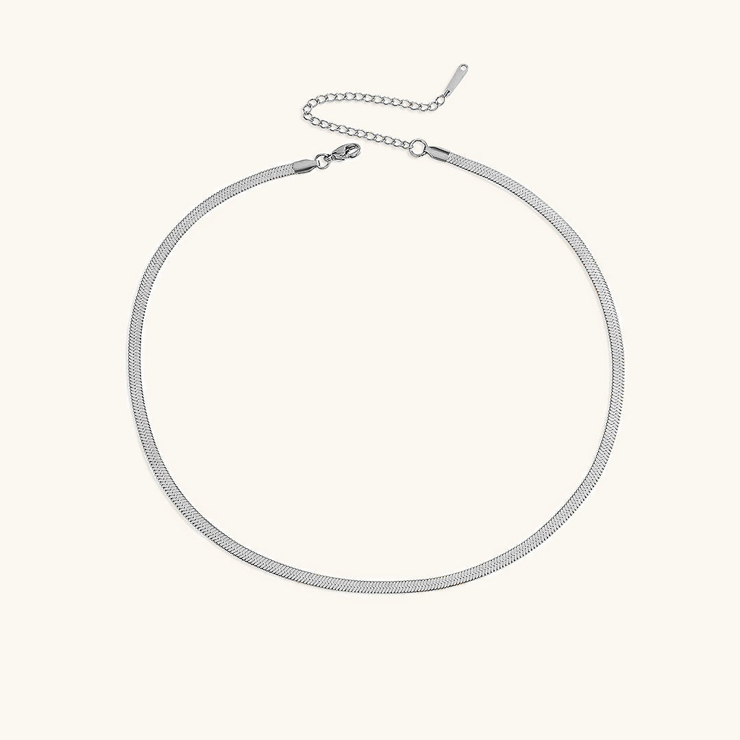 Elizabeth – Collar de cadena de serpiente dorada