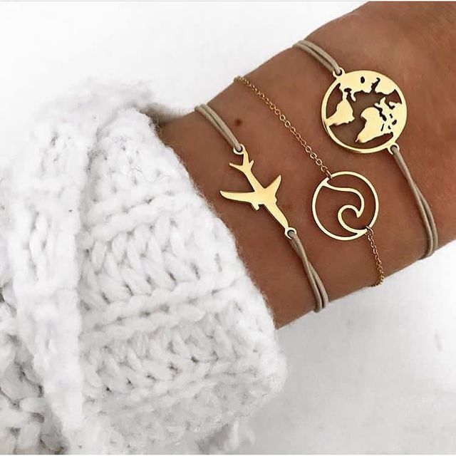 Alora – elegante conjunto de pulseras lima